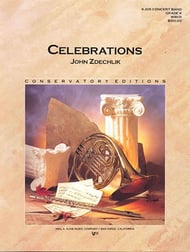 Celebrations Concert Band sheet music cover Thumbnail